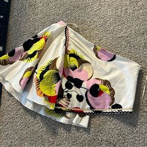 zara one shoulder crop top